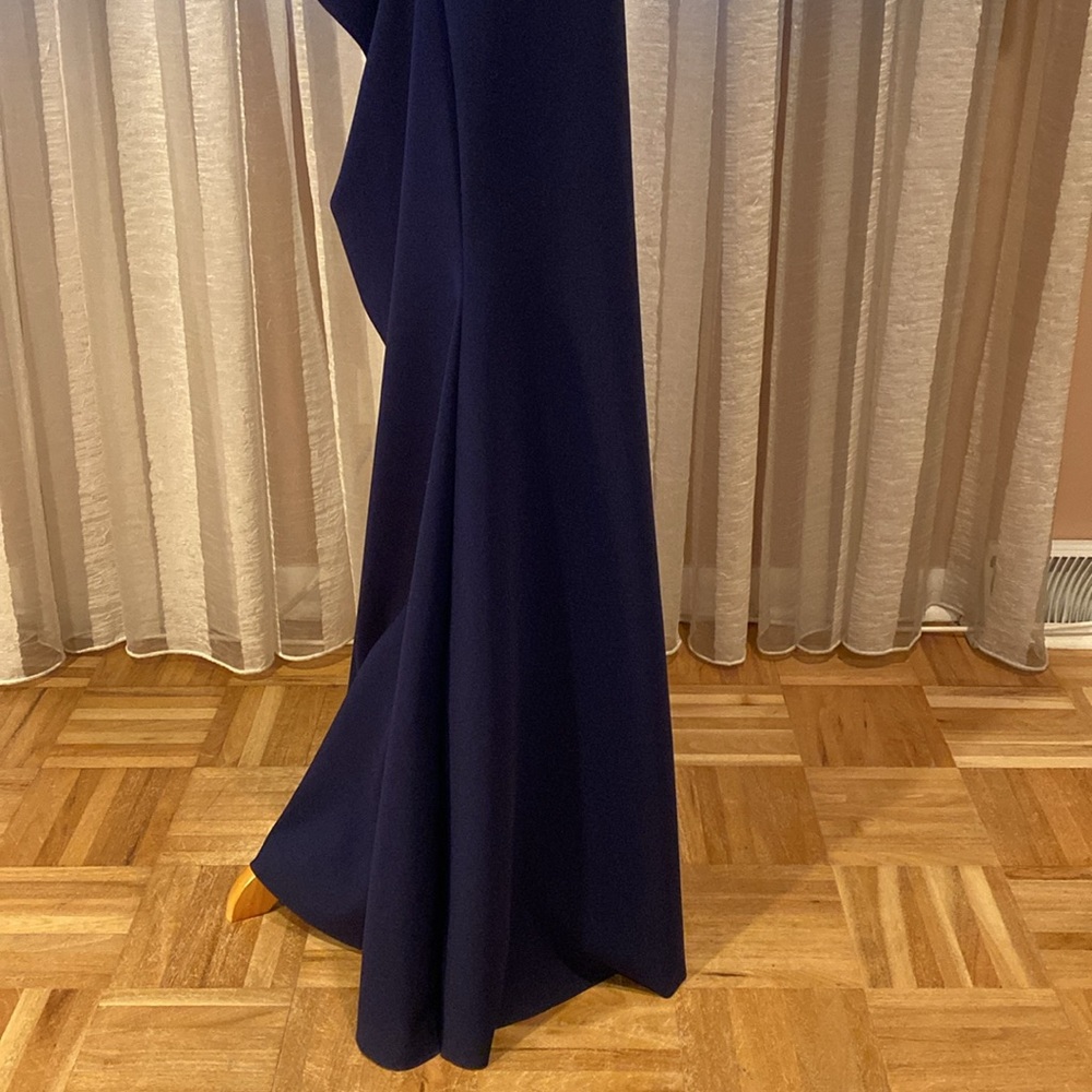 Chiara Boni La Petite Robe one-shoulder Ruffle-Sleeve Trumpet Gown $1190.00 - Picture 6 of 16